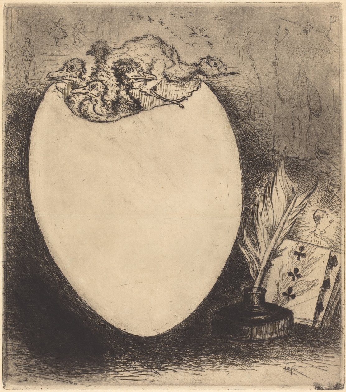 påskägg av Vicomte Ludovic Lepic
