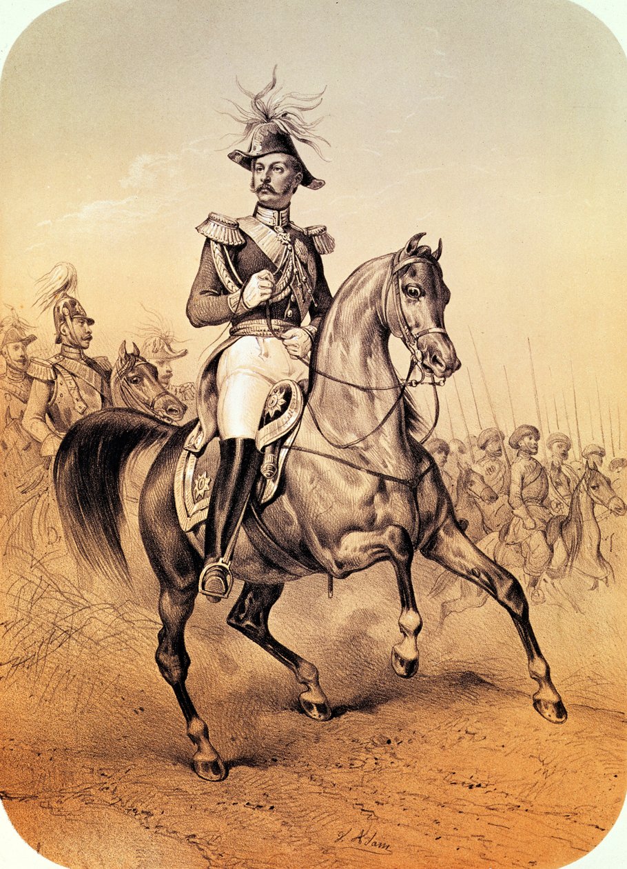 Alexander II (1818-81) Czar wa Urusi swed av Victor Adam
