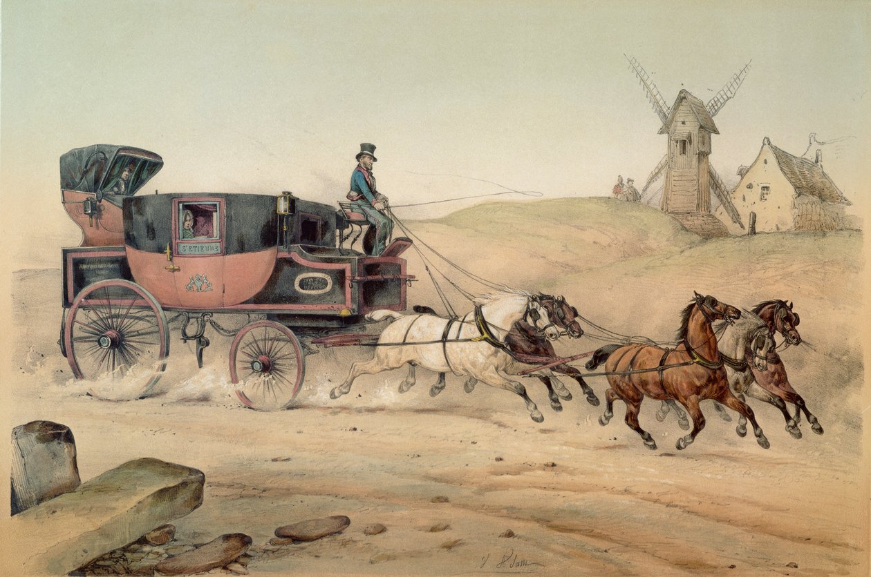 Mail Coach av Victor Adam