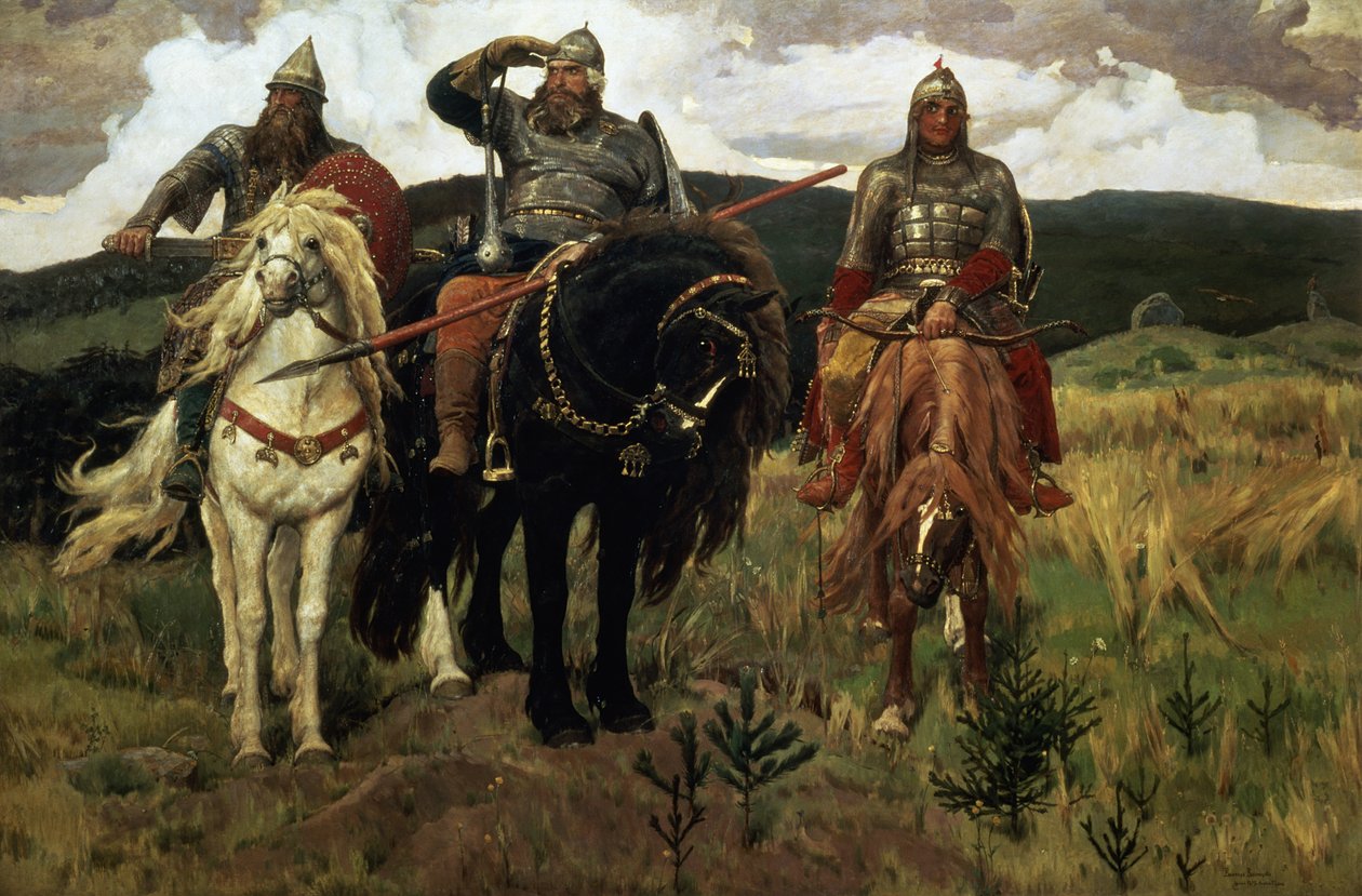 Krigarriddare, 1881-98 av Victor Mikhailovich Vasnetsov