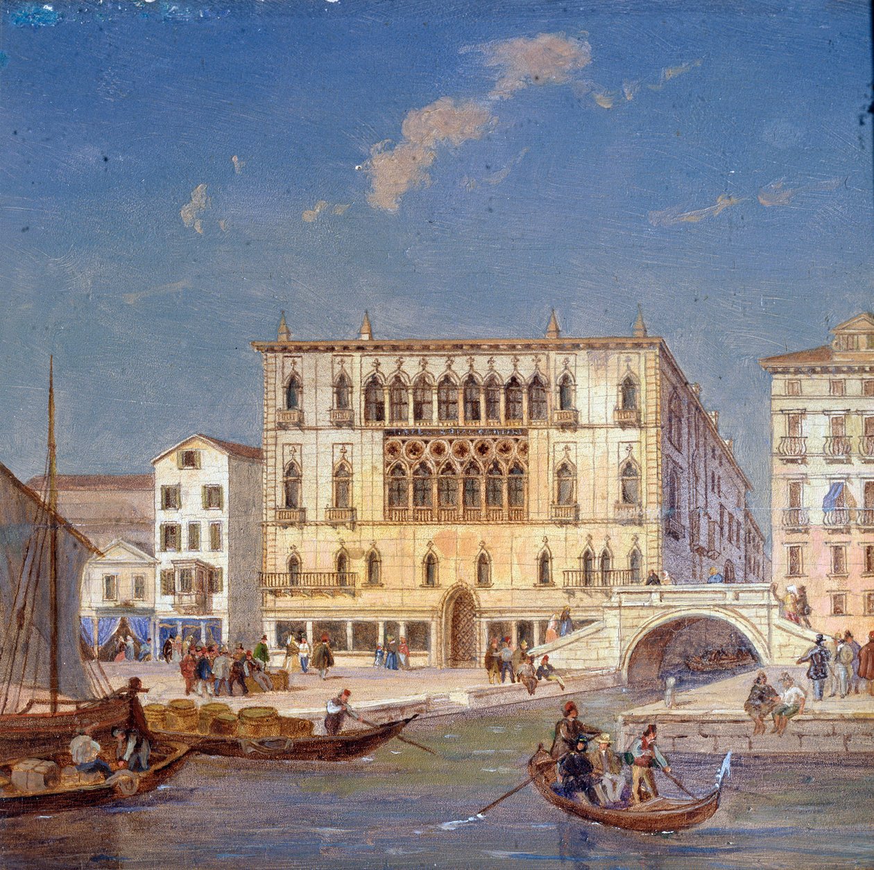 Palazzo Bernardo, 1800-talet av Victor Adam