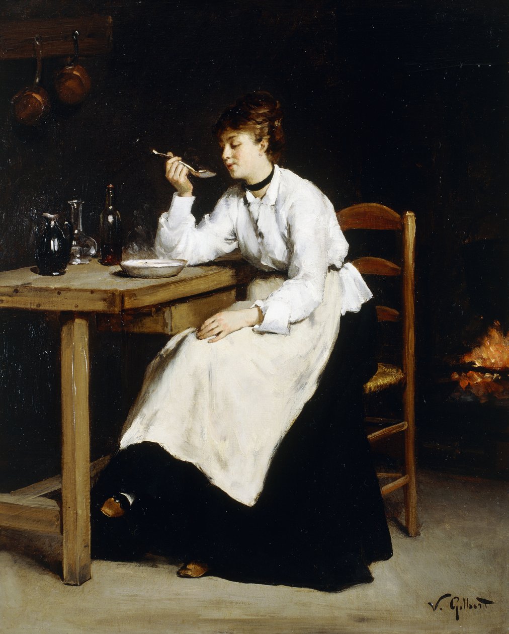 Vid elden, av Victor Gabriel Gilbert