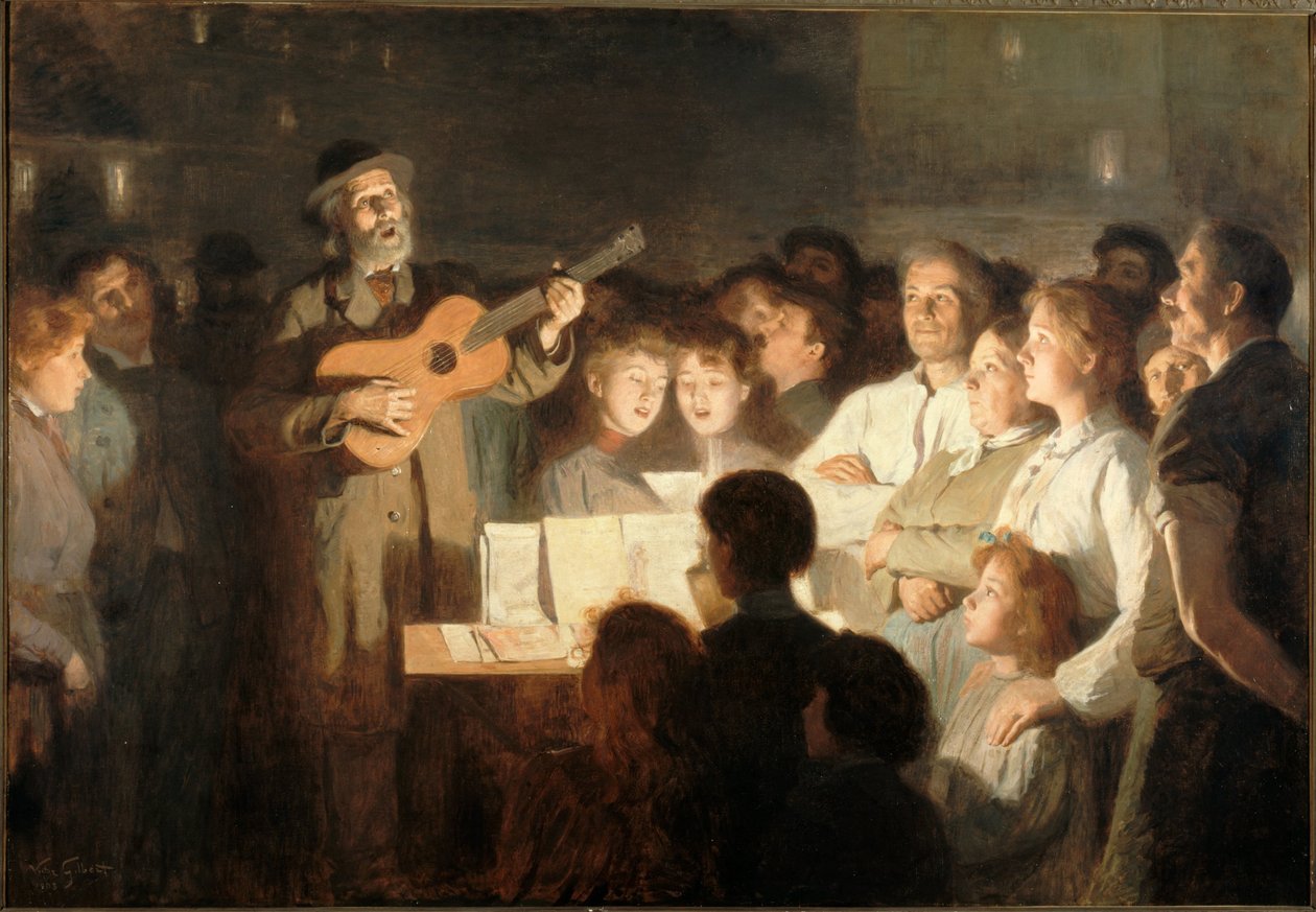 Sånghandlaren av Victor Gabriel Gilbert