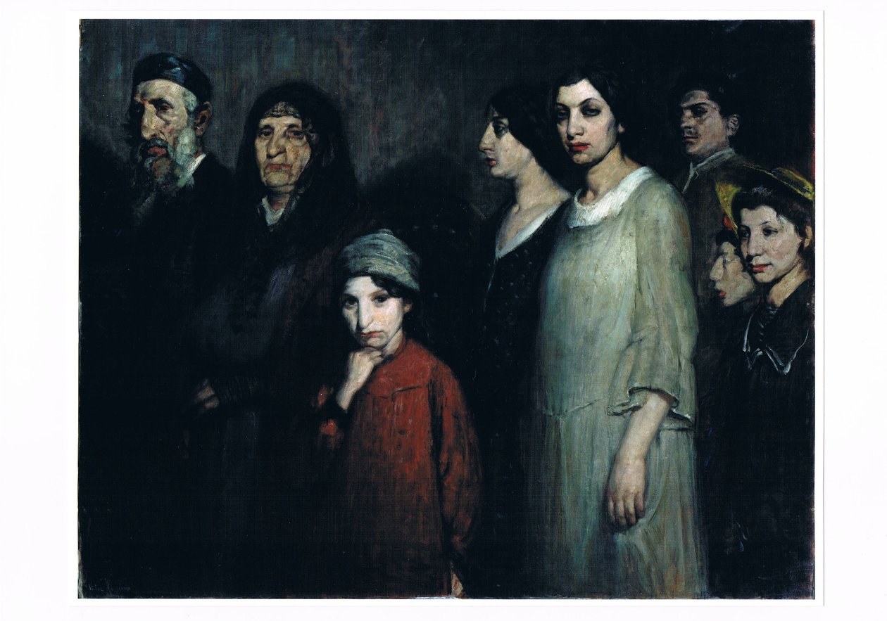 The Emigrants, ca 1910 (olja på duk) av Victor Hageman