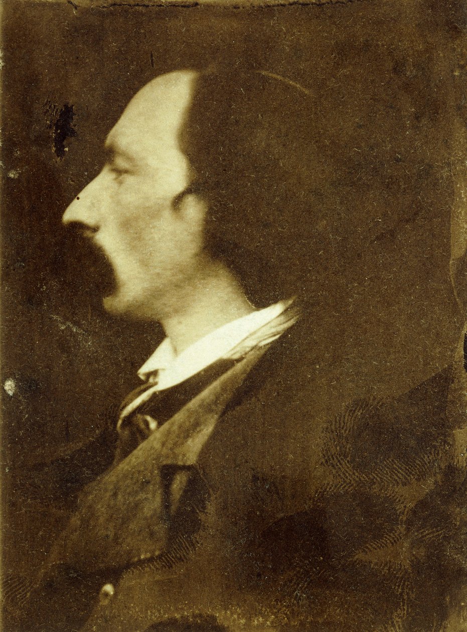 Porträtt av Auguste Vacquerie av Victor Hugo