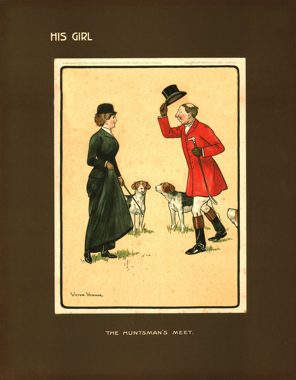 His Girl, The Huntsmans Meet. av Victor Venner
