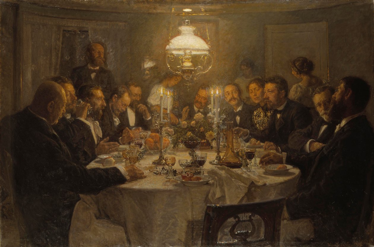 En konstnärssamling, 1903 av Viggo Johansen