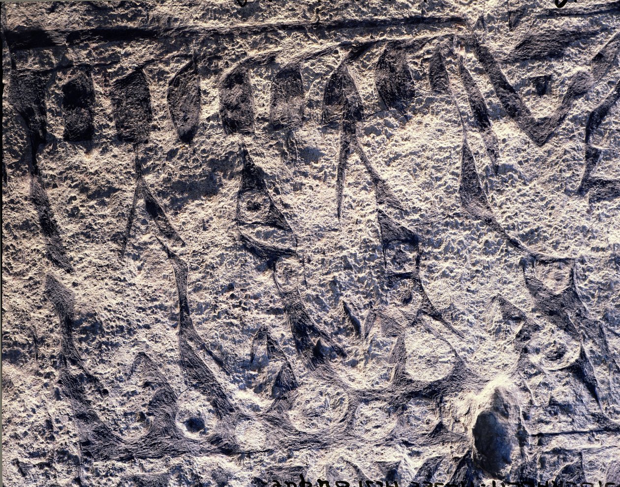 Detalj av en rituell procession, från Isle of Gotland sten av Viking