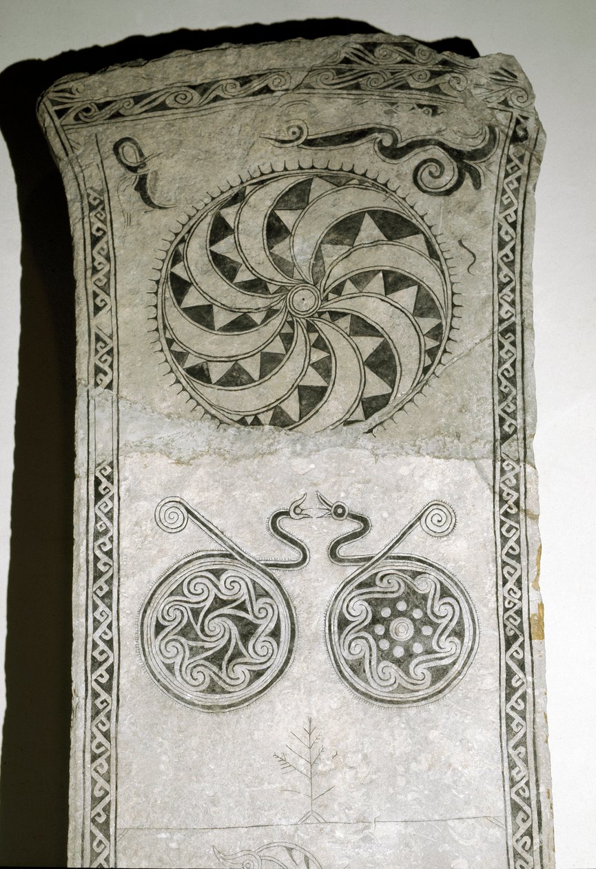 Runsten med solsymbol, 700-800-tal av Viking