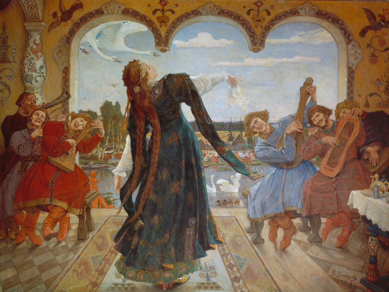 Grodprinsessan, 1901-1918 av Viktor Mikhaylovich Vasnetsov
