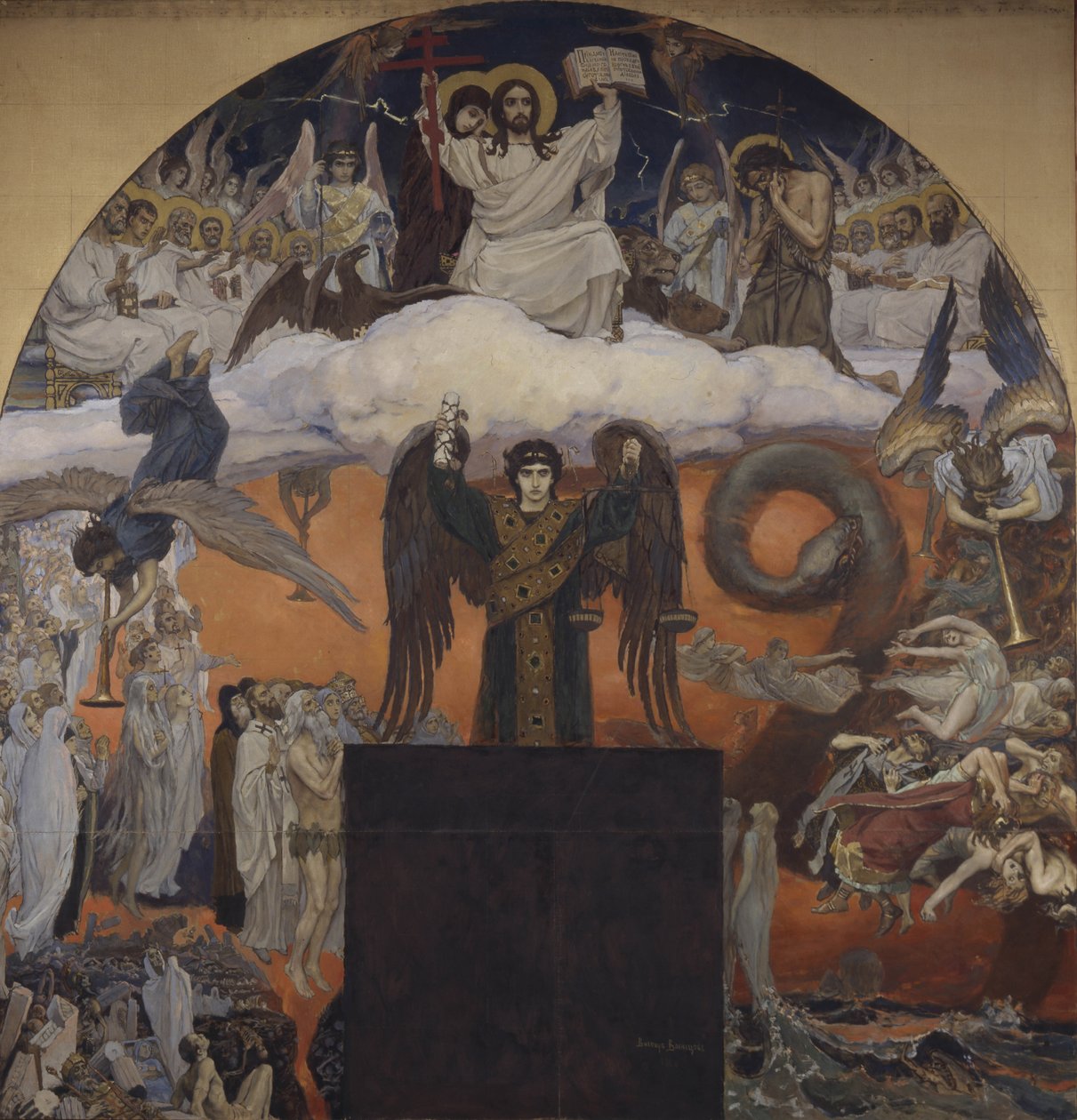 Den sista domen, 1885-1896 av Viktor Mikhaylovich Vasnetsov