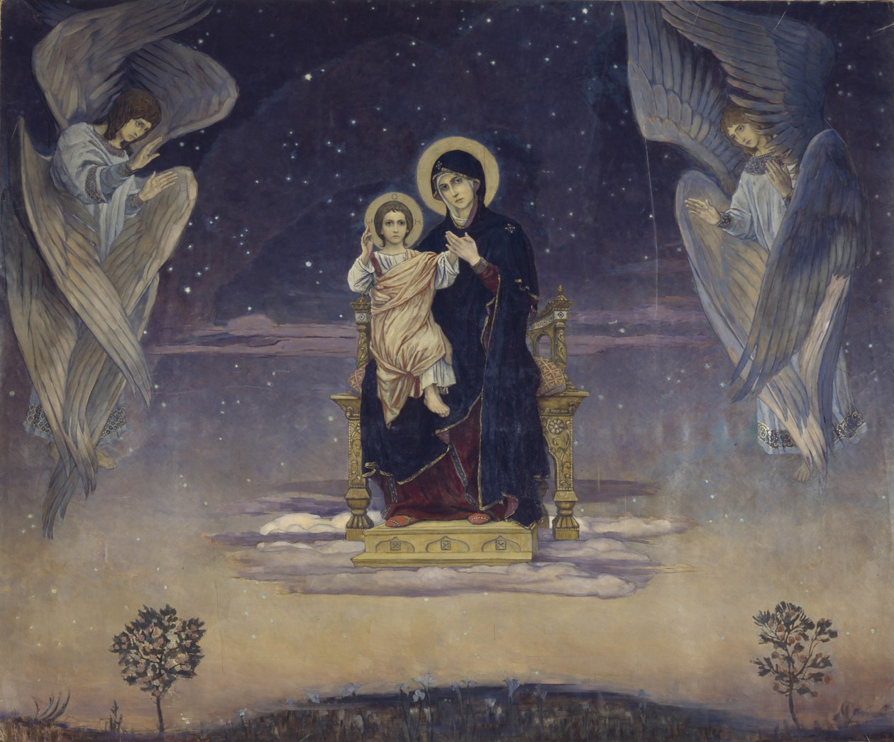 Jungfrun, 1901 av Viktor Mikhaylovich Vasnetsov