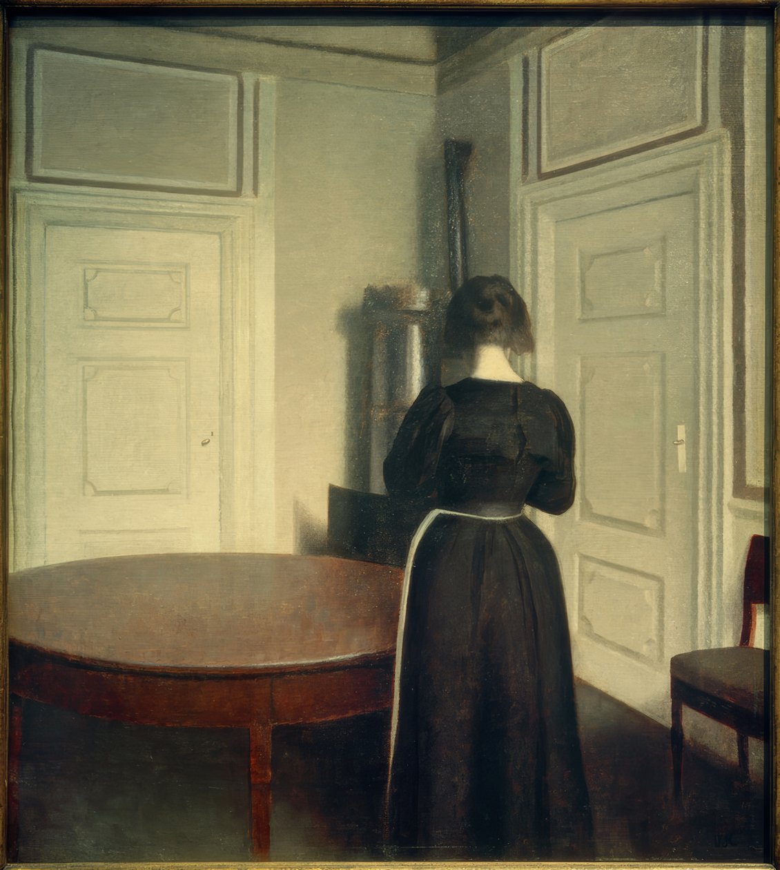 Interiör, 1899 av Vilhelm Hammershoi