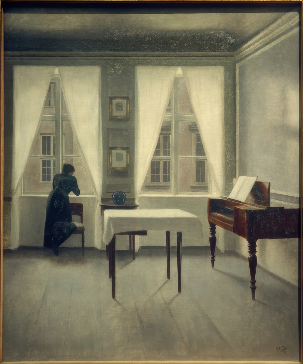 Interiör, Strandgade 30 av Vilhelm Hammershoi