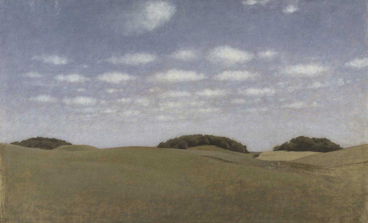 Landskap från Lejre, 1905 av Vilhelm Hammershoi