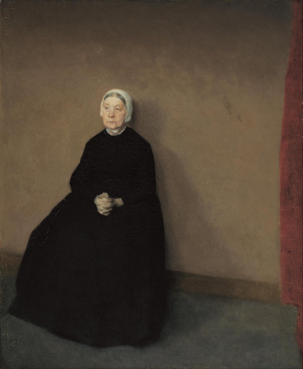 En gammal kvinna av Vilhelm Hammershøi