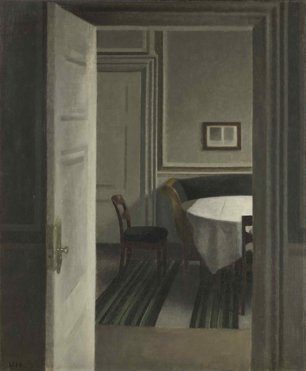 Interiör, Strandgade 30, 1904. av Vilhelm Hammershøi