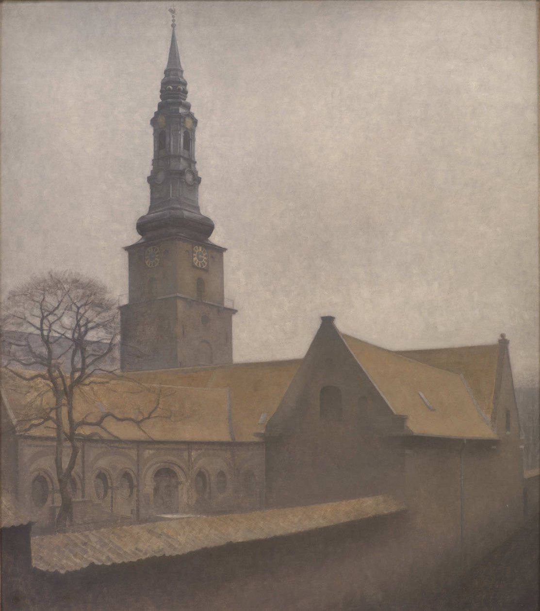 Sankt Petri kyrka, Köpenhamn, 1906. av Vilhelm Hammershøi
