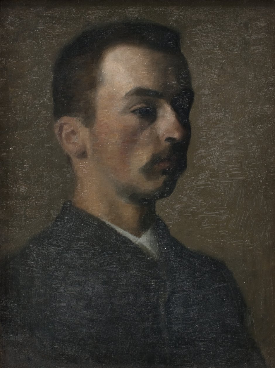 Självporträtt av Vilhelm Hammershøi