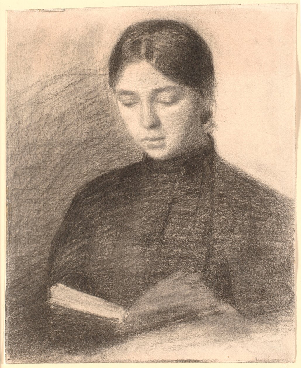 Konstnärens syster Anna Reading av Vilhelm Hammershøi
