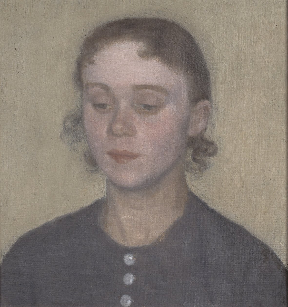 Konstnärens fru, Ida Hammershøi, född Ilsted av Vilhelm Hammershøi