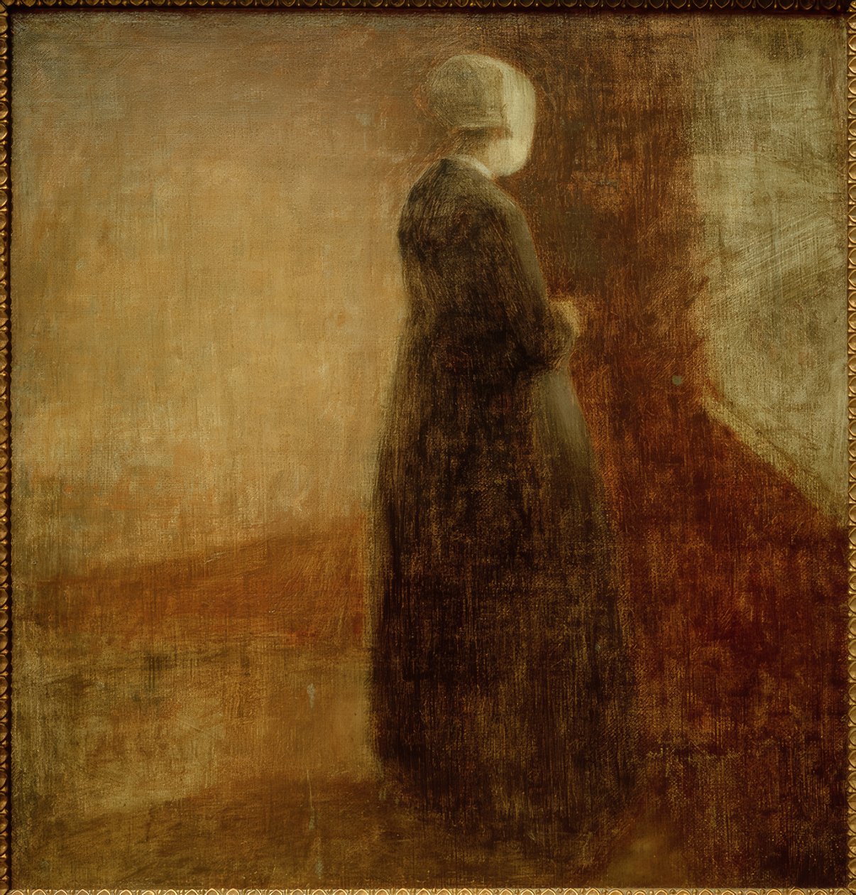 Gammal kvinna av Vilhelm Hammershoi