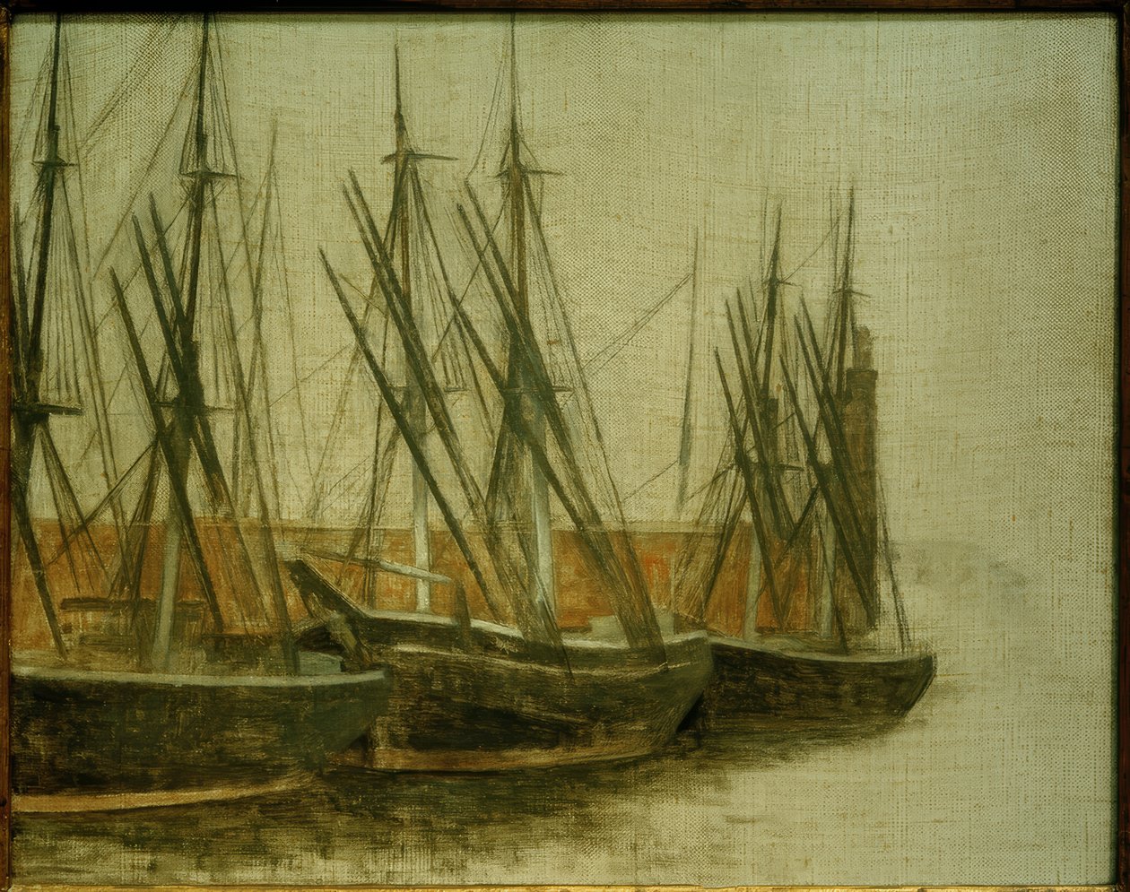 Christianshavns Kanal av Vilhelm Hammershoi