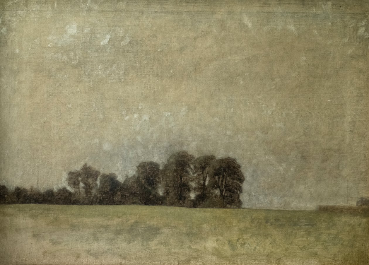 Landskap, 1909 av Vilhelm Hammershoi