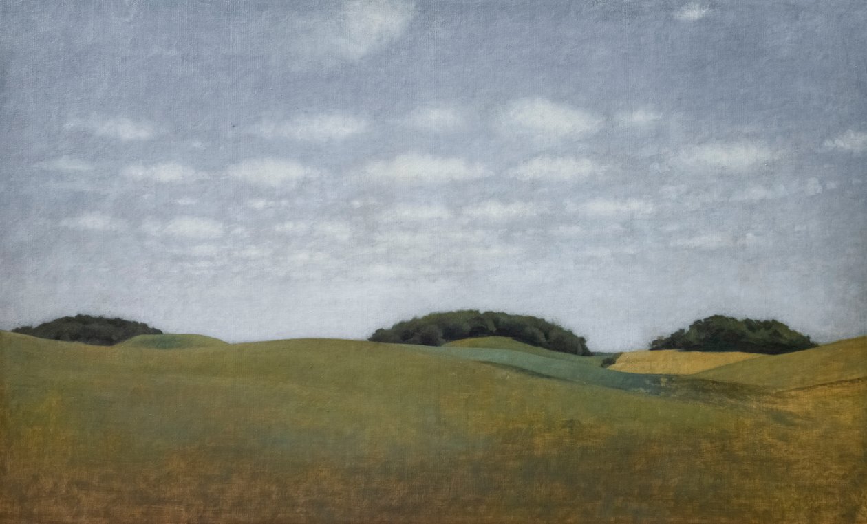 Landskap och läger av Vilhelm Hammershoi