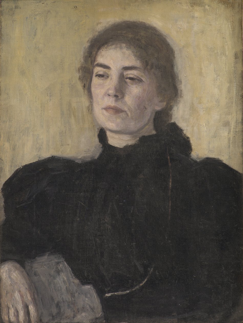 Porträtt av Thora Bendix av Vilhelm Hammershoi