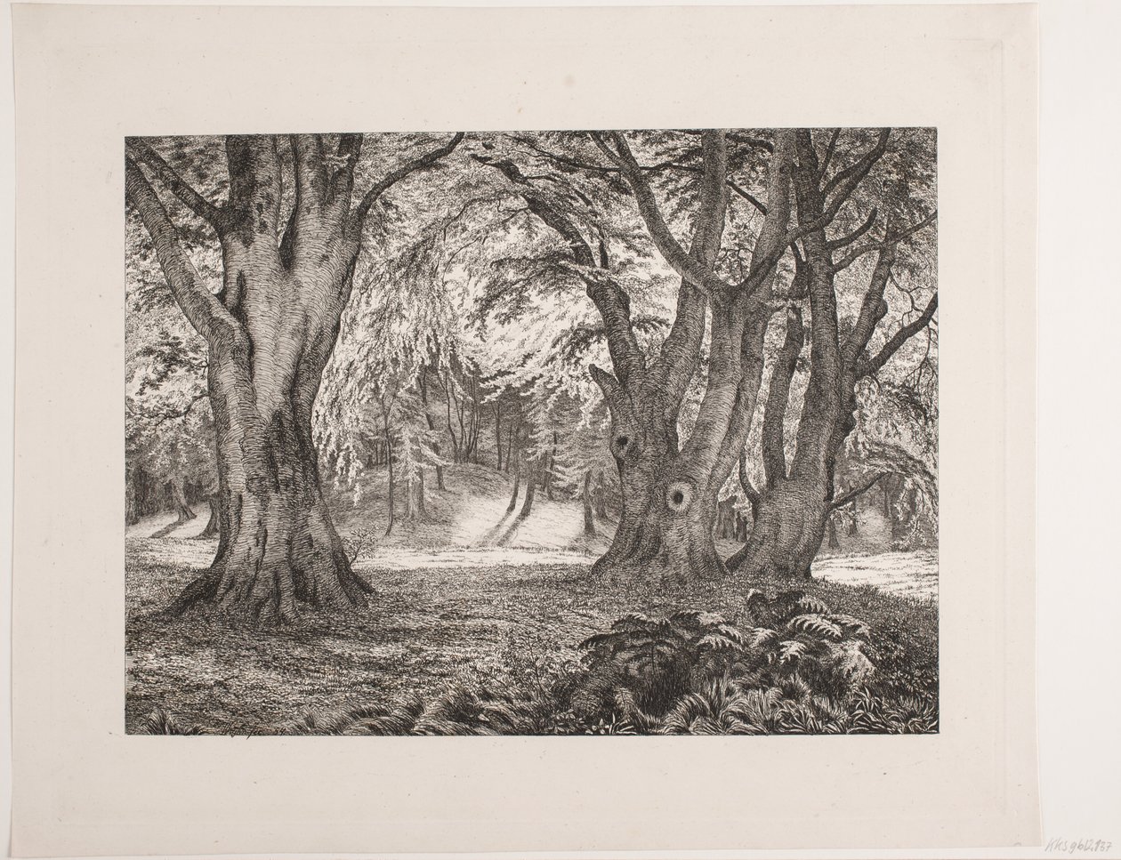 Det inre av en skog av Vilhelm Kyhn