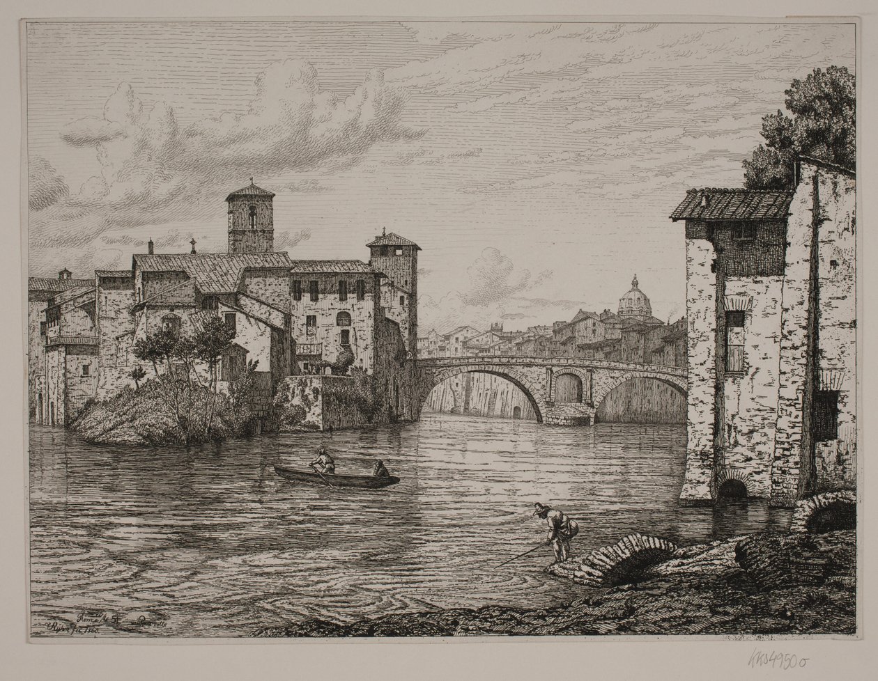 Lämna se Ponte Rotto i Rom av Vilhelm Kyhn