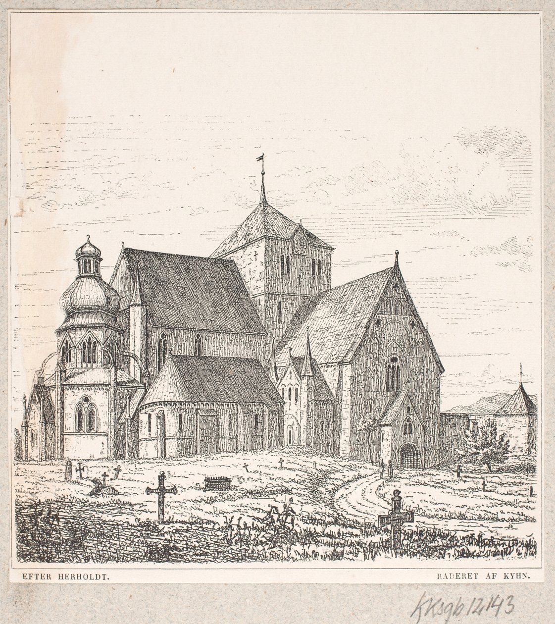 Trondhjems domkyrka av Vilhelm Kyhn