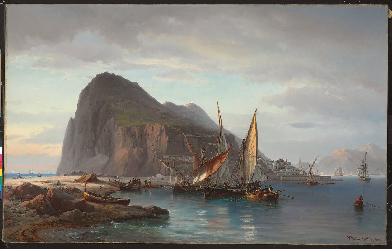 Frakt från Gibraltar, 1880 av Vilhelm Melbye