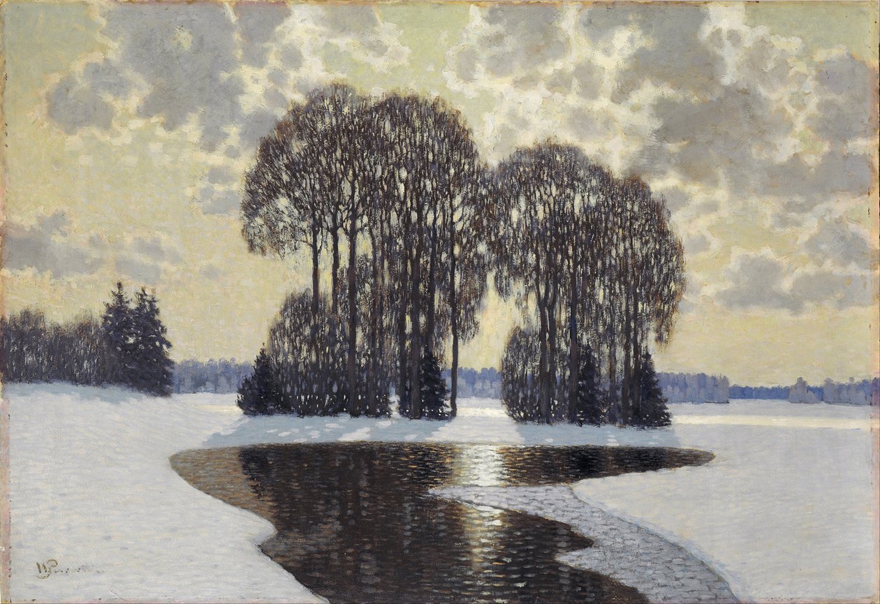 Vinter, c. 1910 av Vilhelms Purvitis