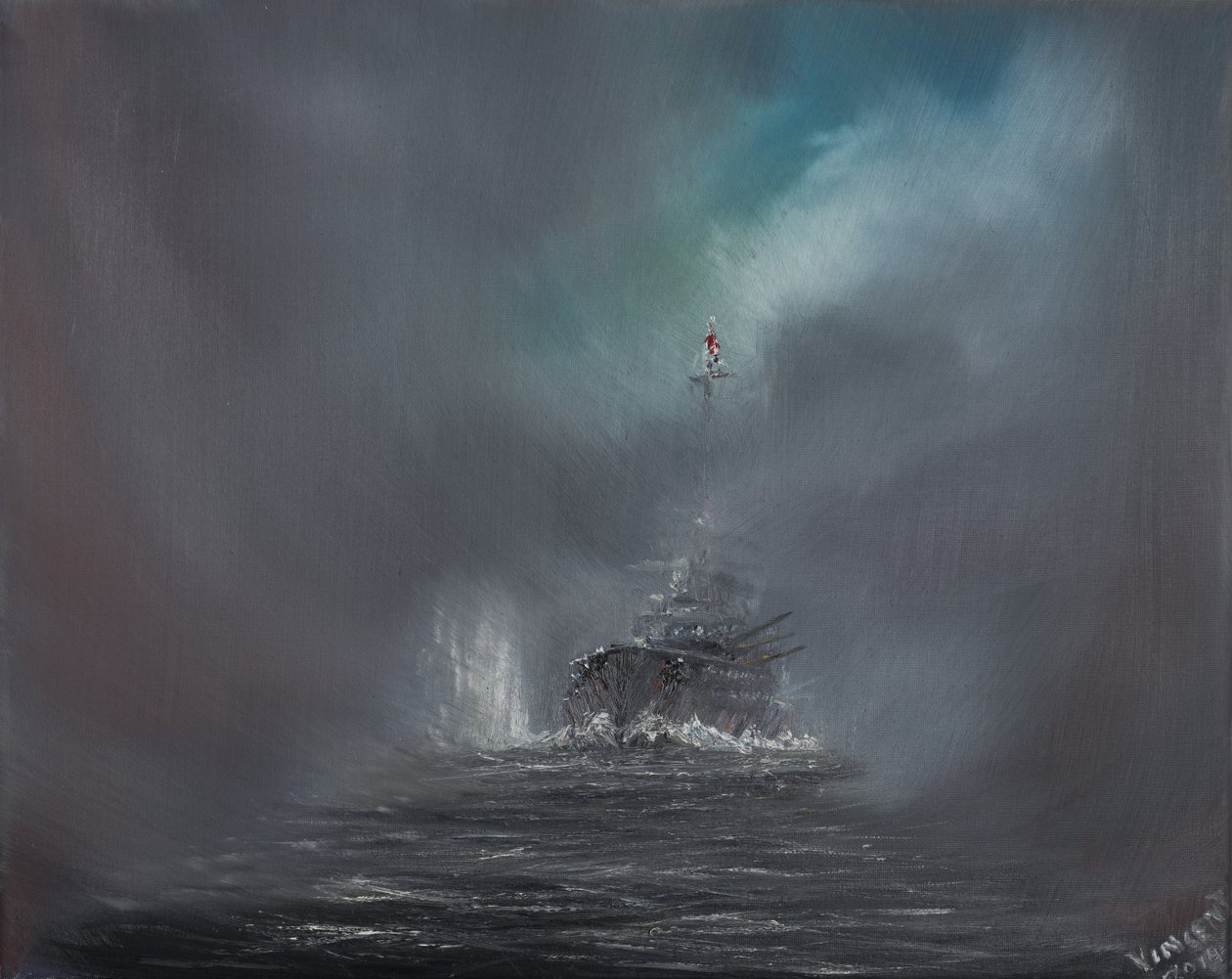 Slaget vid Jylland den 31 maj 1916, 2014, av Vincent Alexander Booth