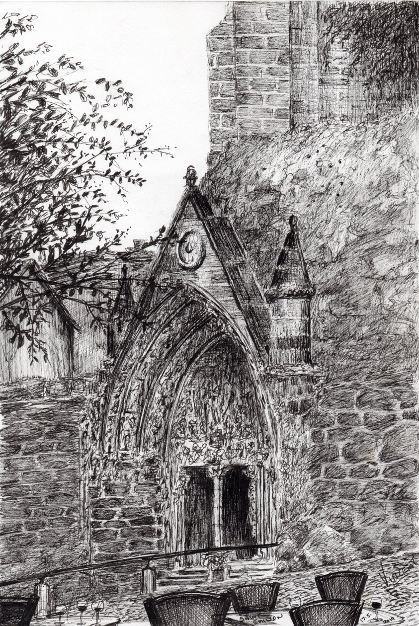 Saint Emilion, 2010, (bläck på papper) av Vincent Alexander Booth