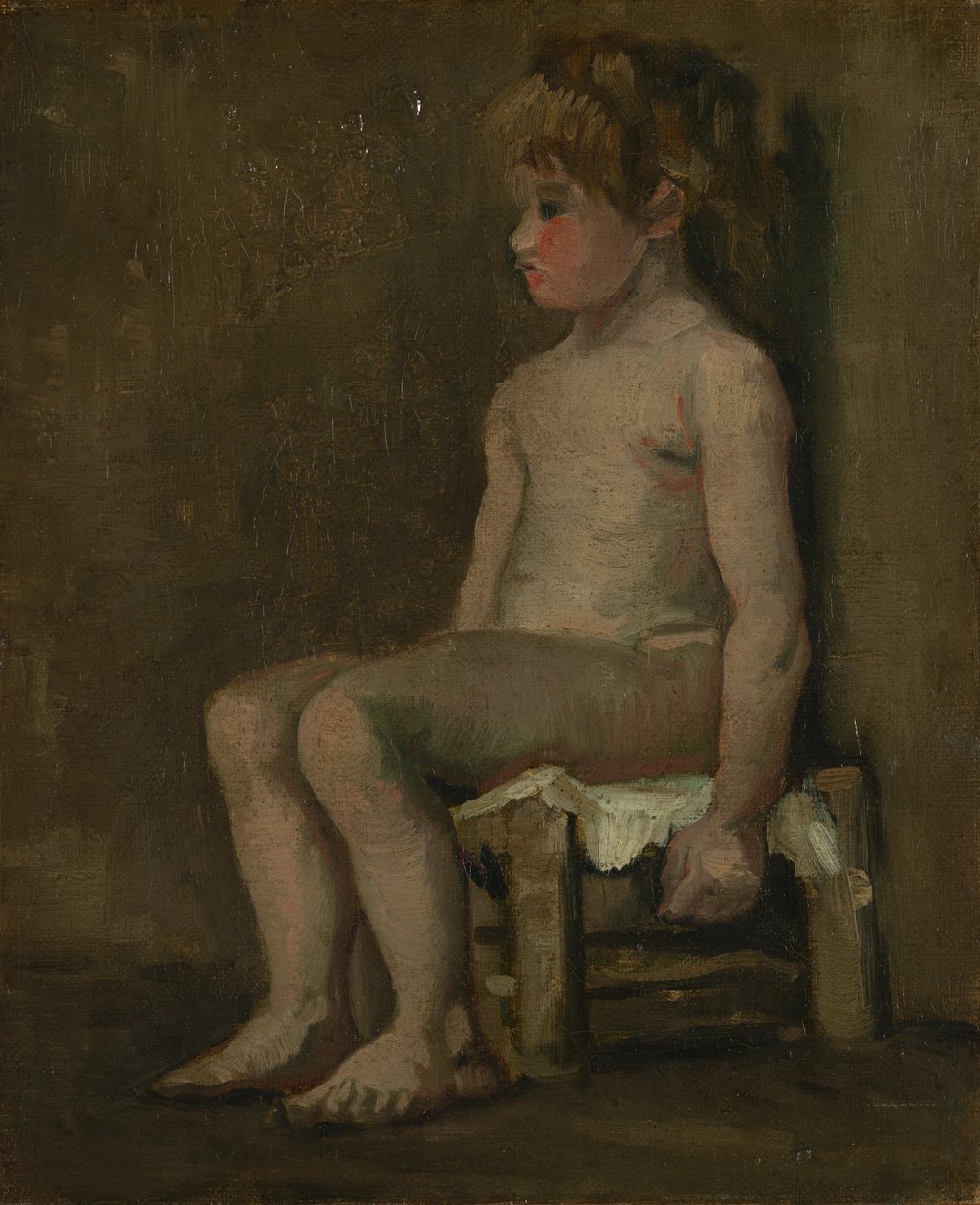 Nude Girl, Seated av Vincent van Gogh