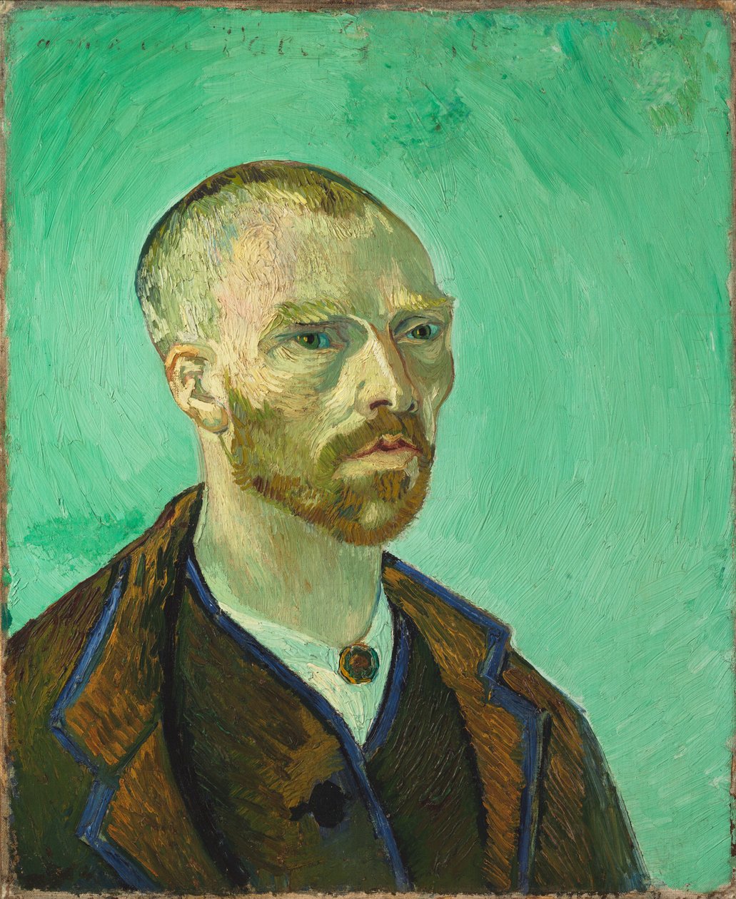 Självporträtt (tillägnad Paul Gauguin) av Vincent van Gogh