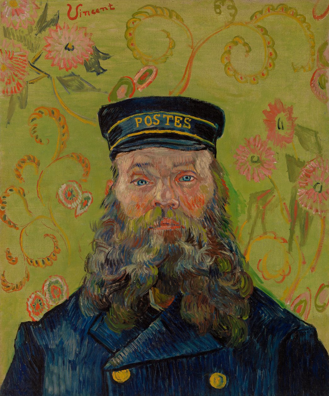 The Postman (Joseph-Étienne Roulin) av Vincent van Gogh