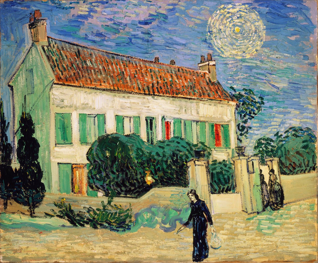 White House at Night av Vincent van Gogh