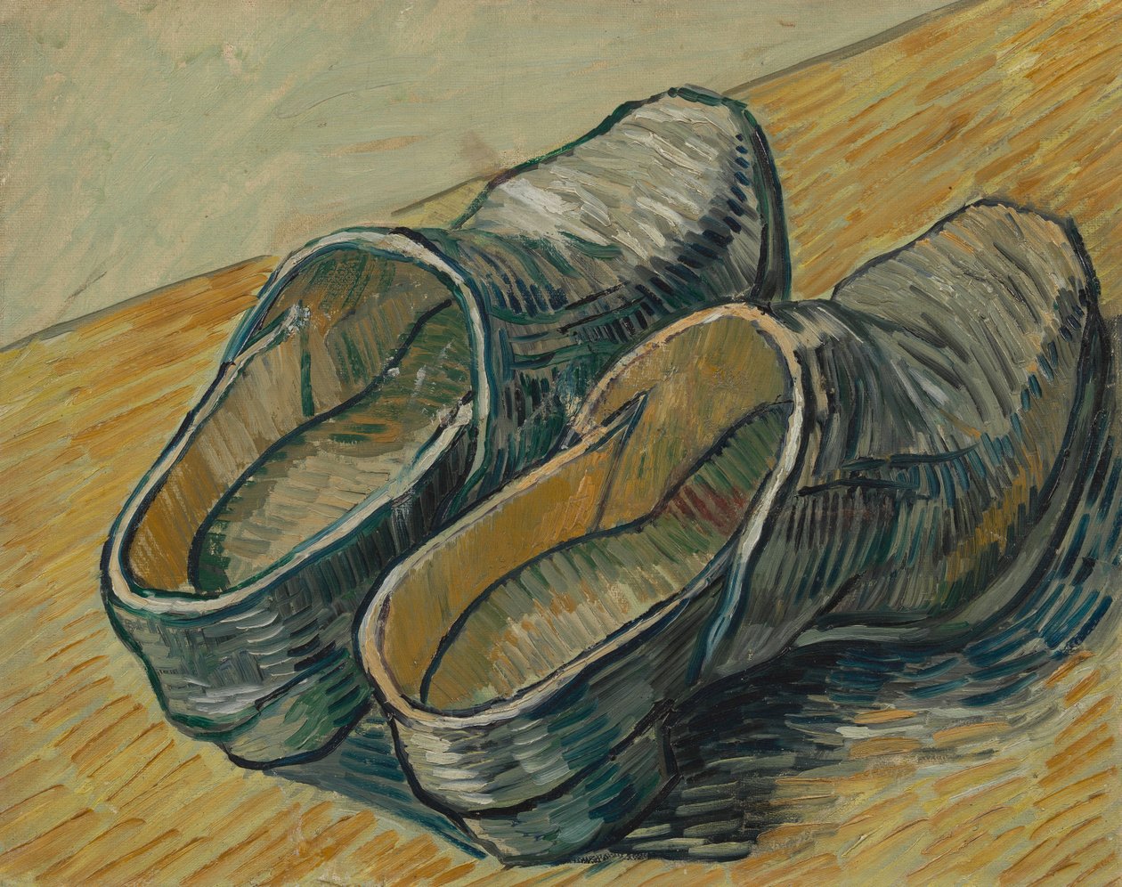 Ett par läderträskor av Vincent van Gogh