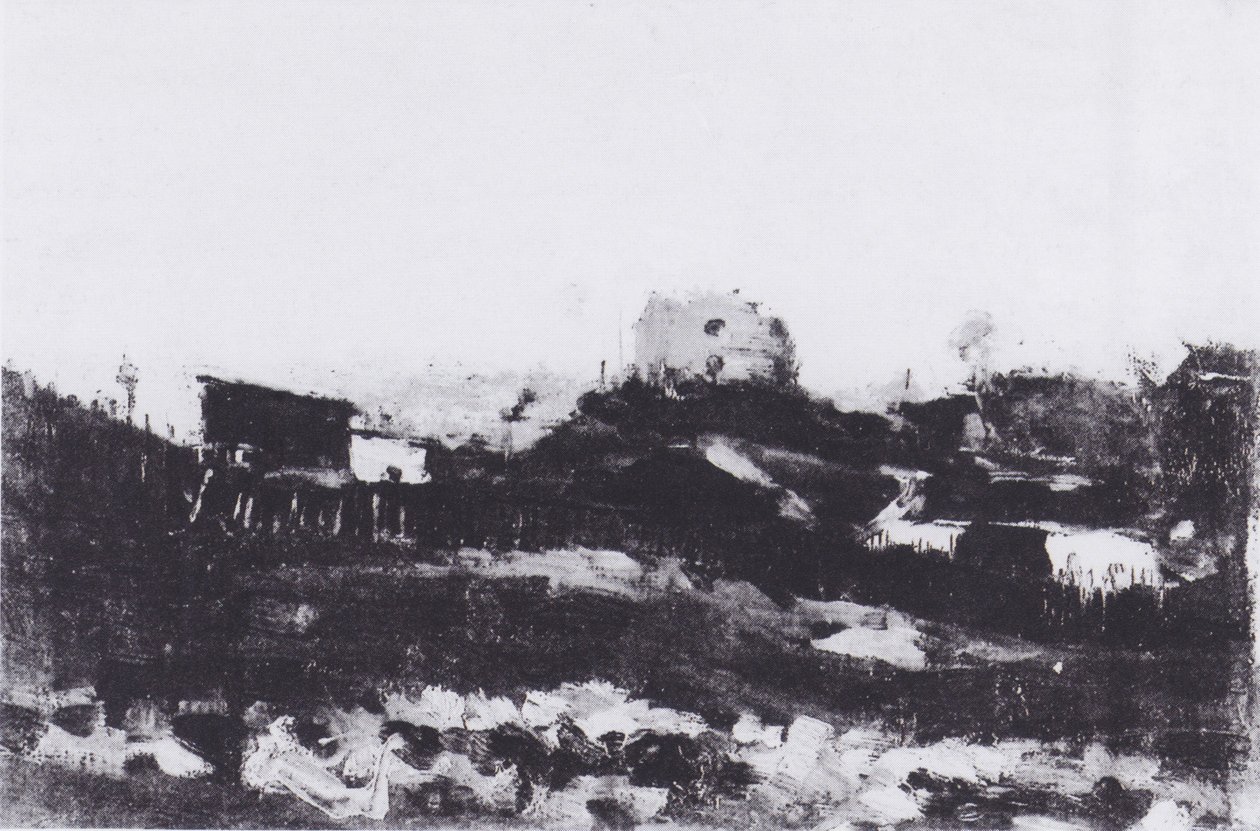Utsikt över Montmartre med stenbrott av Vincent van Gogh