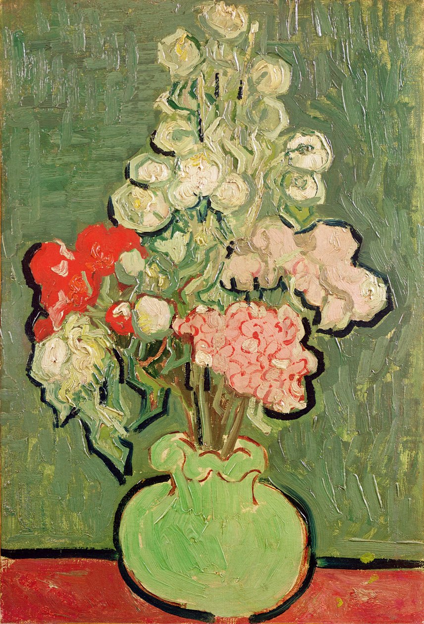 Bukett blommor, 1890 av Vincent van Gogh