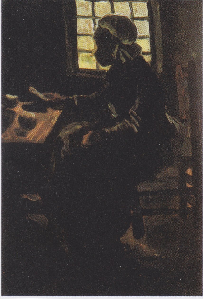 Bondens fru vid måltiden av Vincent van Gogh