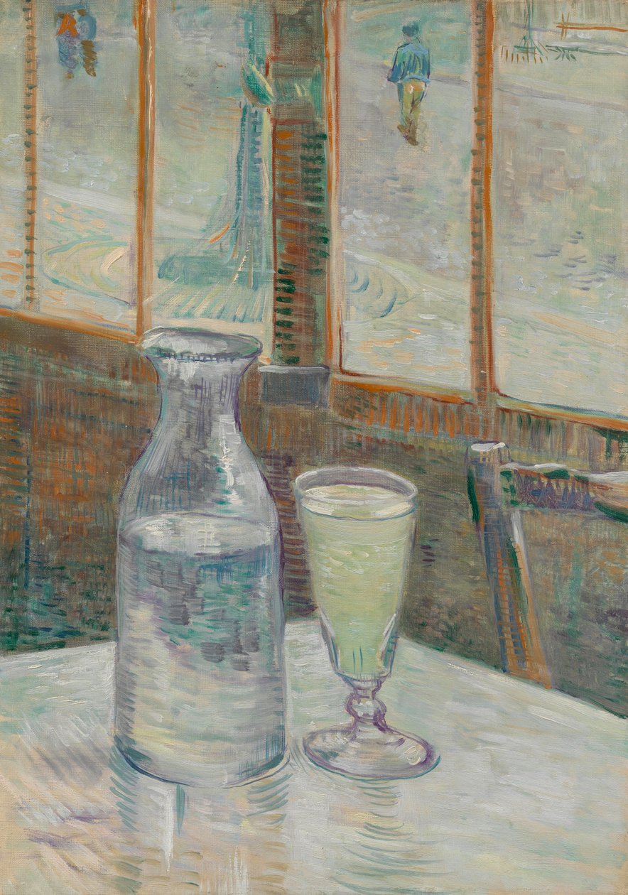 Cafébord med Absint av Vincent van Gogh