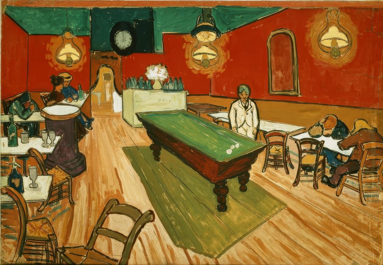 Nattcaféet i Arles av Vincent van Gogh