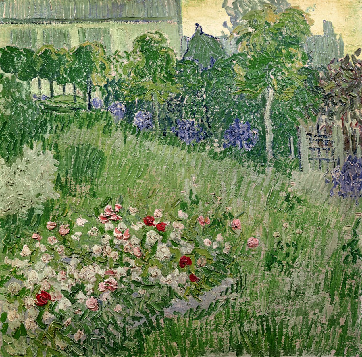 Daubignys trädgård, 1890 av Vincent van Gogh