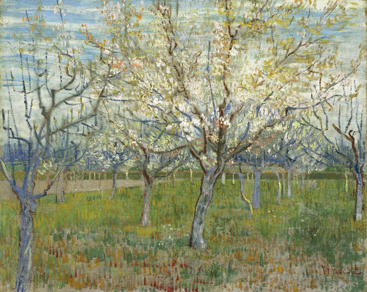 Den rosa fruktträdgården av Vincent van Gogh