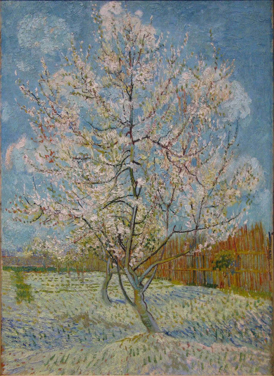 De roze perzikboom av Vincent van Gogh
